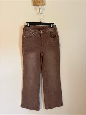 Amazon Women's Brown Flare Jeans